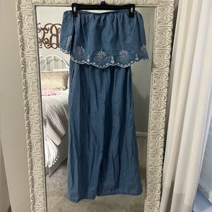 Jessica Simpson Blue Jumpsuit - Medium